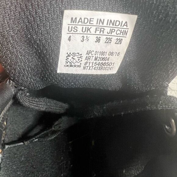 Adidas Originals Women's Stan‎ Smith Lace Up Low Top Sneakers Black 4 US - Picture 7 of 7